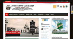 Desktop Screenshot of cementeriochacarita.com.ar